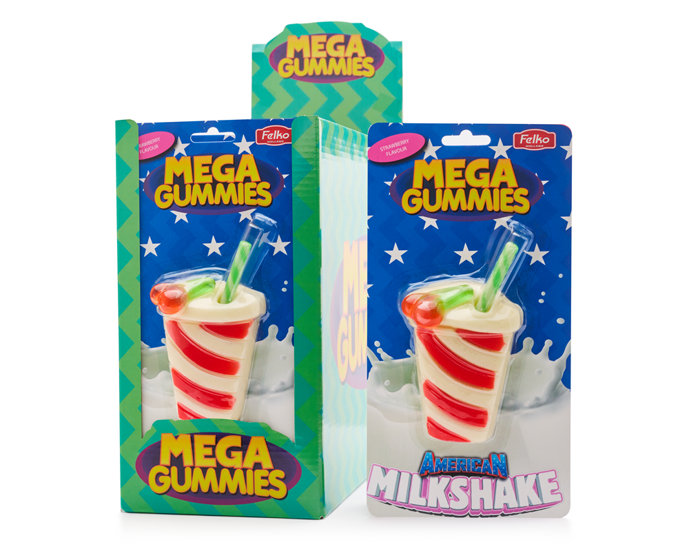 Mega Gummies American Milkshake 120 Gramm