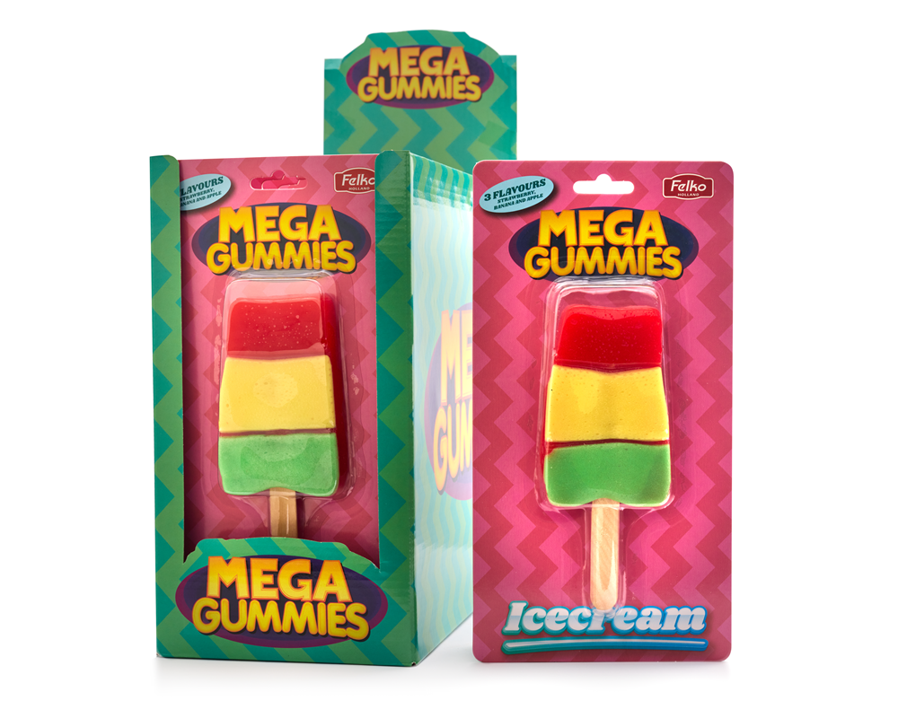 Mega Gummies Ice Cream 120 grams