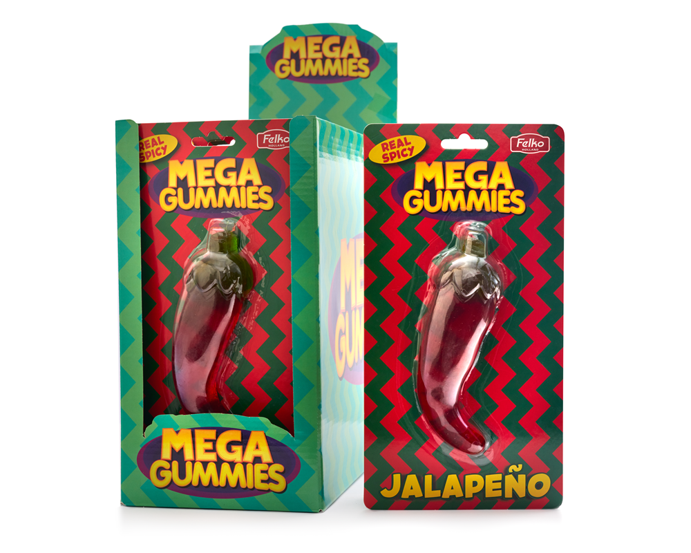 Mega Gummies Jalapeno Pepper 120 grams