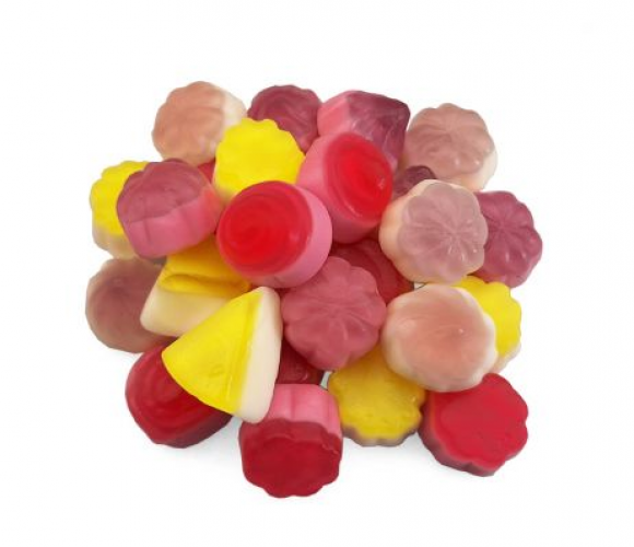 Bubs Raspberry Liquorice Skulls 200 grams