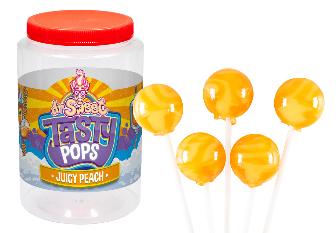 Dr. Sweet Tasty Pop Juicy Peach 28 gr
