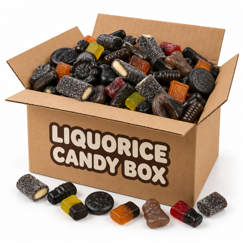 Licorice Candy Box