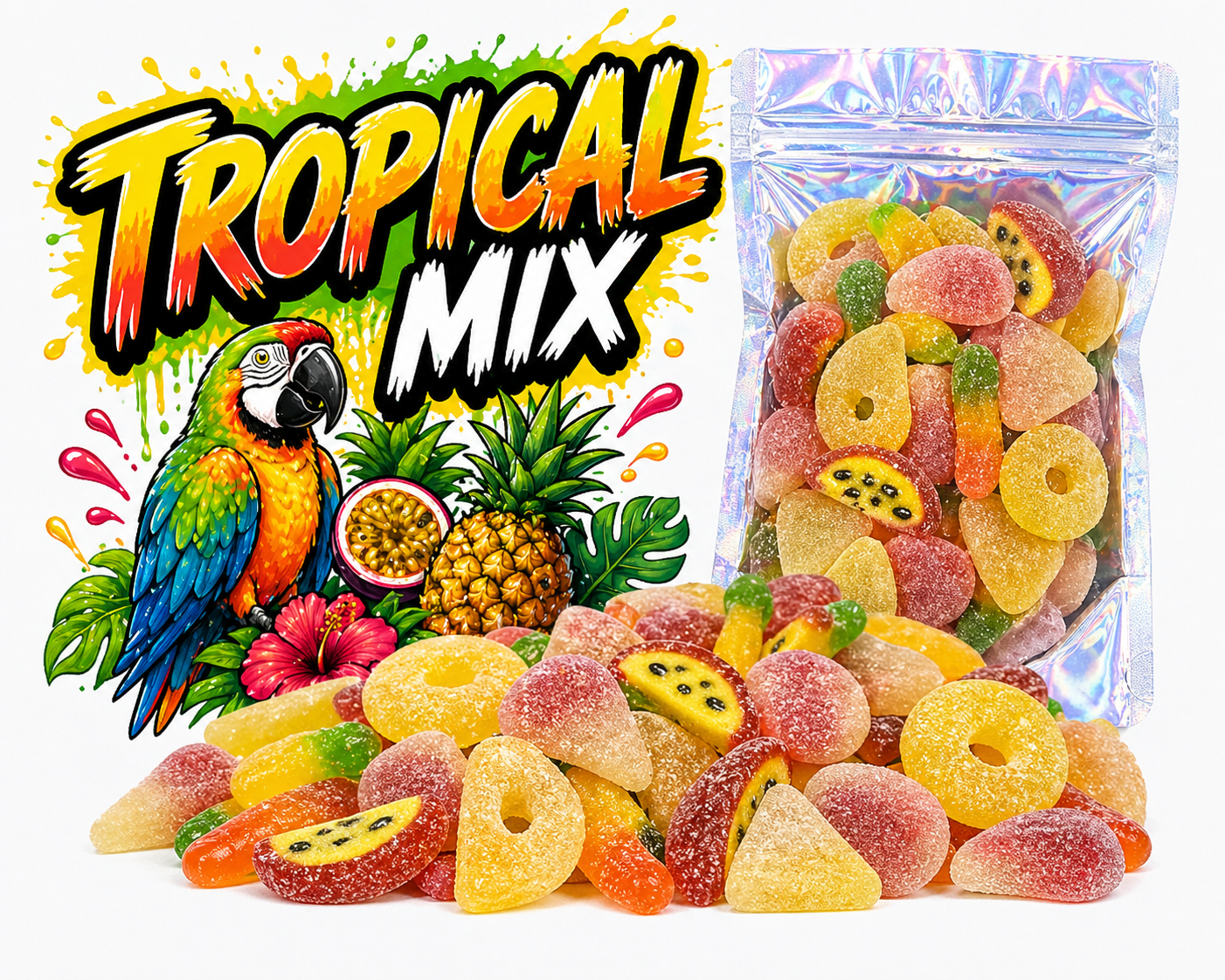 Sladkokyselý tropický Mix