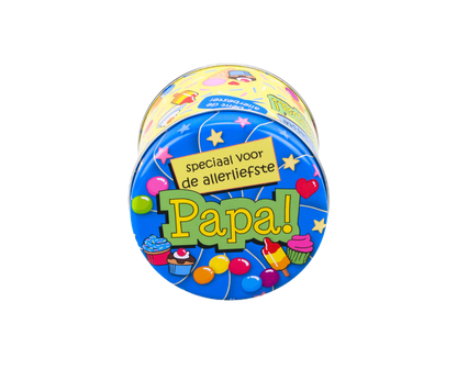 Filled Candy Tins - Papa and 250 Gram